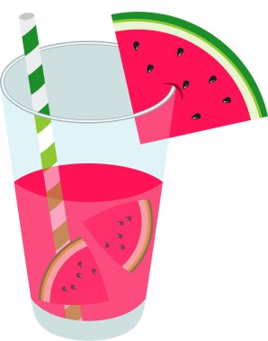 Bir bardak karpuz suyu Yaz içeceği