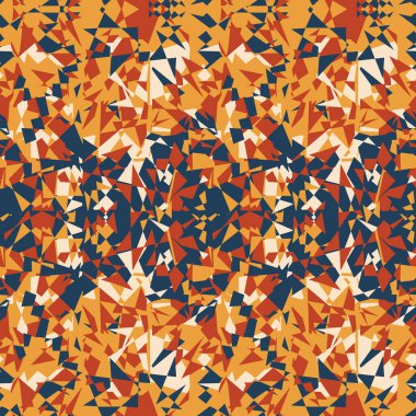 Soyut dikişsiz geometrik desen renkli