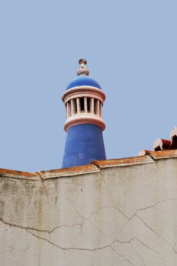 Portekiz 'de tipik Algarve bacası