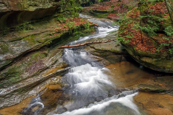 Middle Falls at Old Man's Cave — Stock Photo, Image