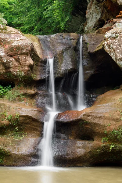 Old man's Cave Upper Falls — Stock Photo, Image