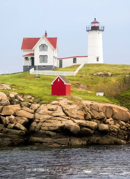 La Nubble Light —  Fotos de Stock