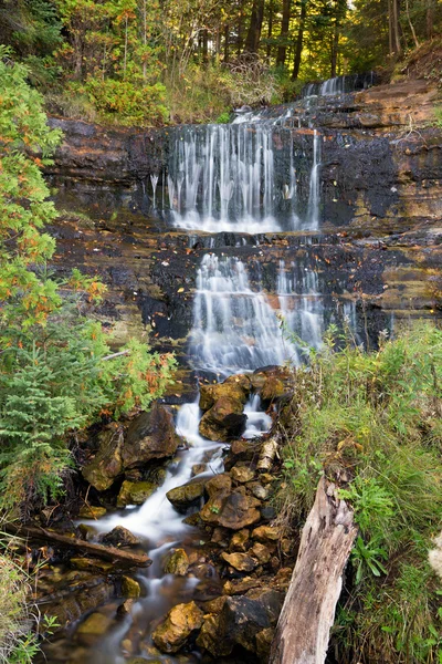 Alger Falls in Munising, Michigan — Stock Photo, Image