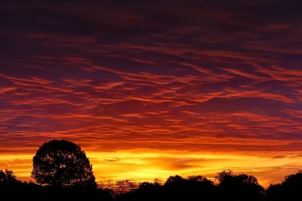 Intensidade do nascer do sol — Fotografia de Stock