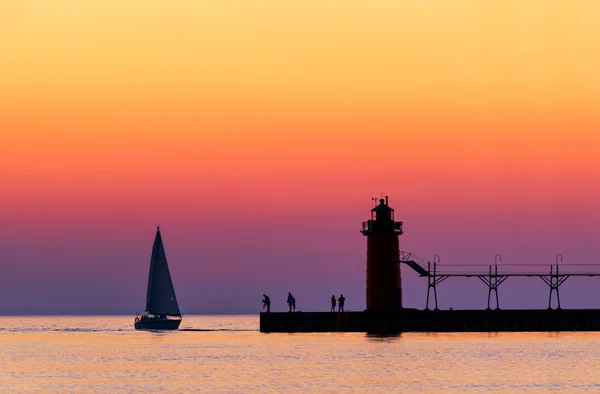 South Haven Twilight — Stock Photo, Image