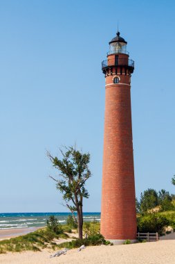 küçük bir sable noktası deniz feneri