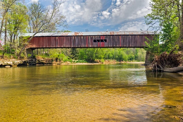 Ponte coberta de Cox Ford — Fotografia de Stock