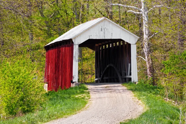 Bowsher Ford überdachte Brücke — Stockfoto