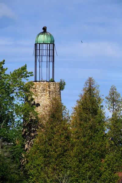 Stary port Baileys Lighthouse — Zdjęcie stockowe