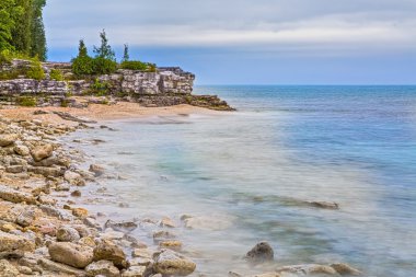 nokta wisconsin kıyı şeridi mağara