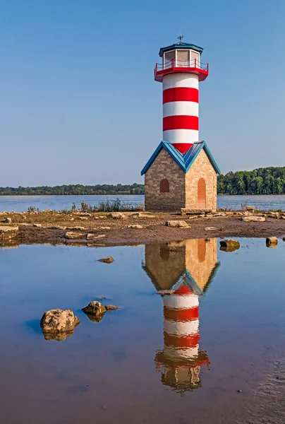 Phare de Grafton en l'Illinois — Photo