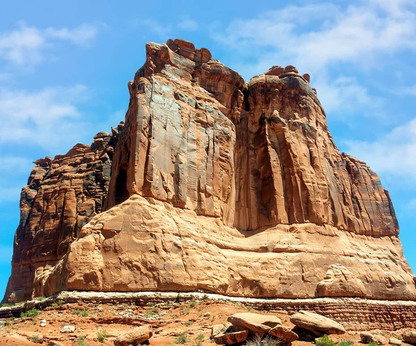 Utah Desert Arches National Park Town Moab Sandstone Rock Fin — Stock Photo, Image