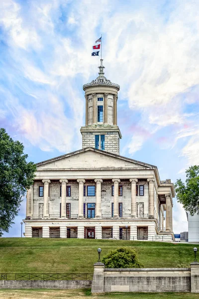 Het Tennessee State Capitol Gebouw Voltooid 1859 Griekse Revival Stijl — Stockfoto