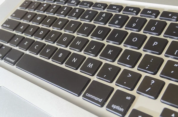 Fechar de um teclado de computador — Fotografia de Stock