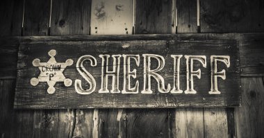 Sheriff sign clipart