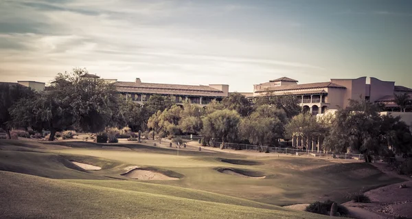 Campo de golfe em Phoenix, Arizona, EUA — Fotografia de Stock