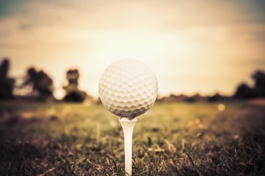 Golf topu tee - yaşlı nostaljik tarihi zarif stili