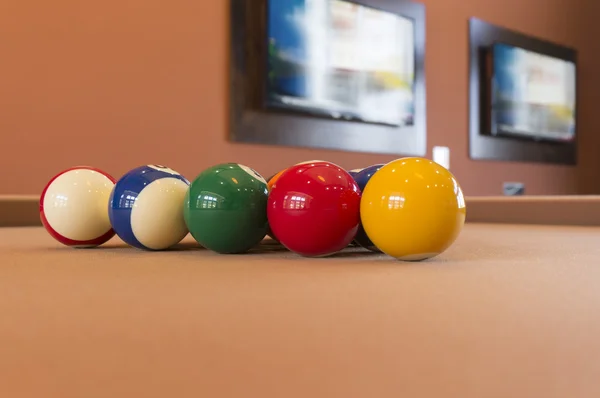 Billard-Spiel — Stockfoto