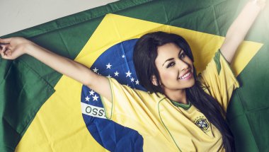 Brezilya futbol futbol fan