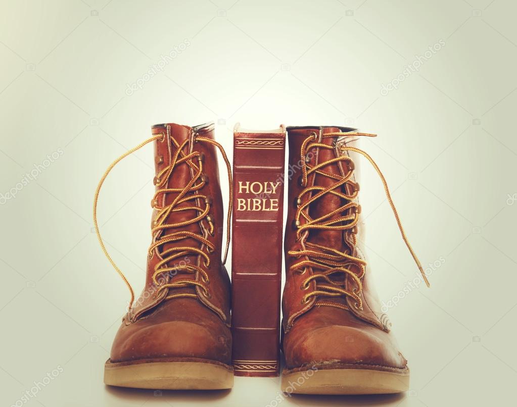 Bible and boots