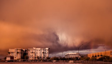 toz fırtınası haboob hava sistemi phoenix, az, ABD hits