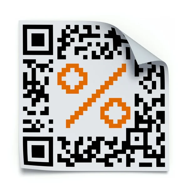 Qr code konzept — Stockfoto