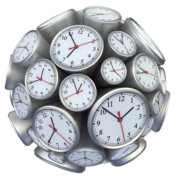 Wanduhr-Konzept — Stockfoto