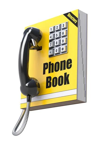 Phone book concept — Stock Photo, Image