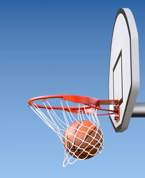 Basketbal schot — Stockfoto