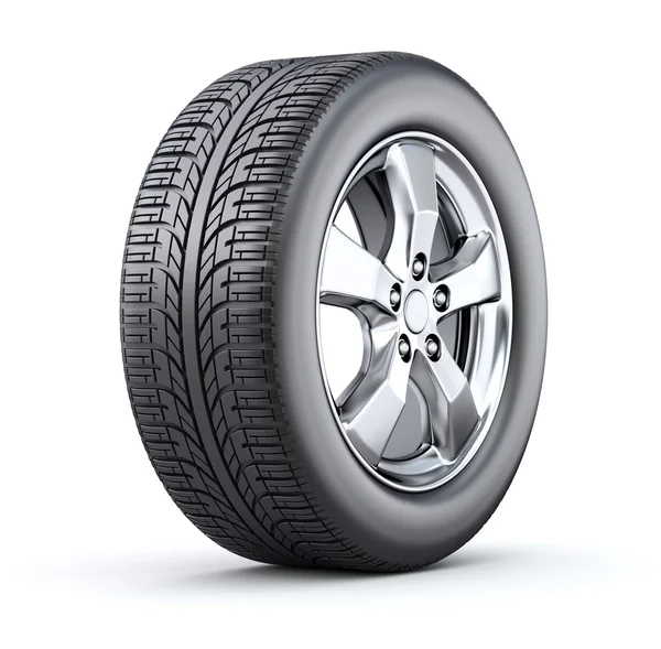 Car wheel — Stock Photo, Image