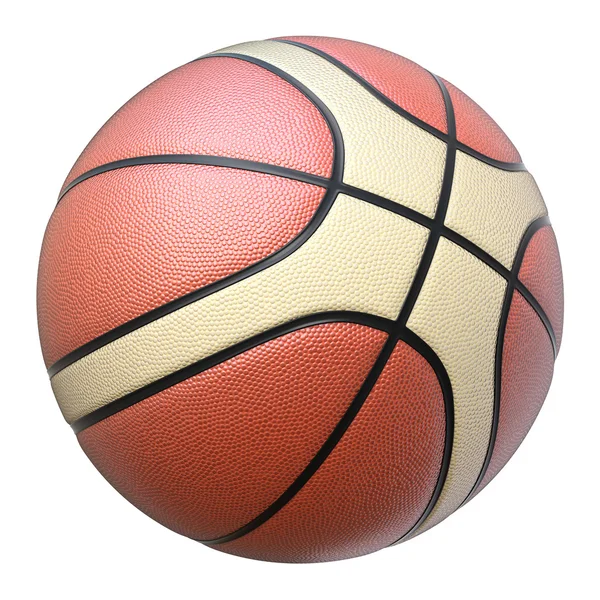 Rot-weißer Basketball — Stockfoto