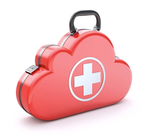 First aid kit in the cloud — Stock Photo, Image