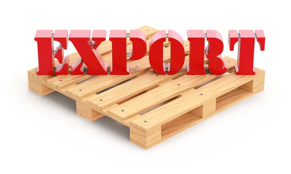 Exportera artikel koncept — Stockfoto