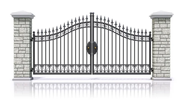 Железные ворота — стоковое фото