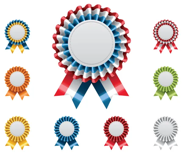 Vector award badges set — Stock Vector