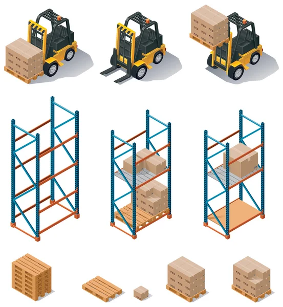 vektör depo ekipman Icon set