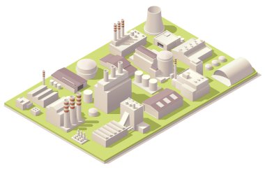 izometrik Fabrika binaları