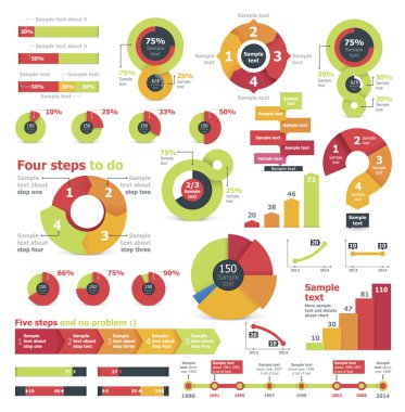 vektör Infographic elemanları