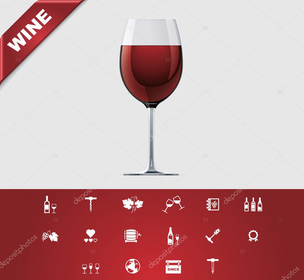 Universal glyphs. Wine