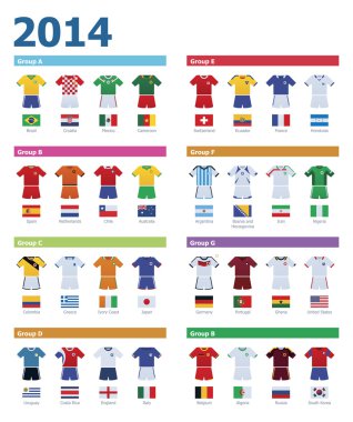 Soccer championship colours clipart