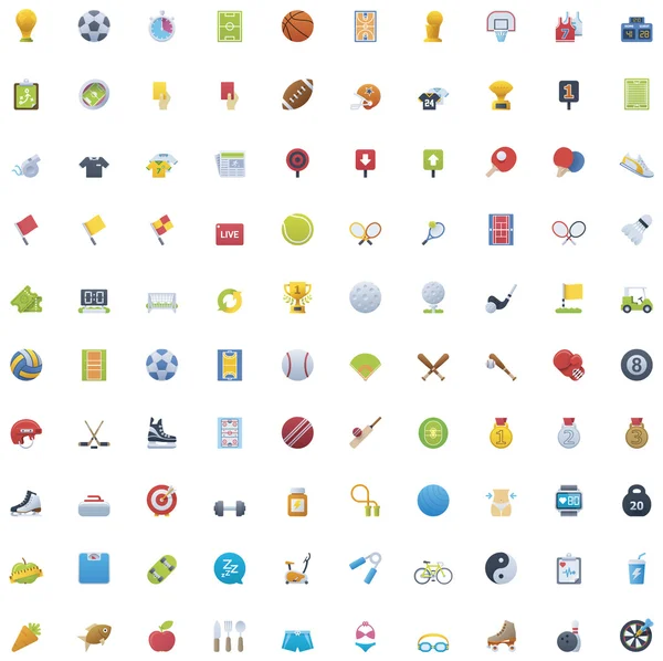 Big Sport icon set — Stock Vector