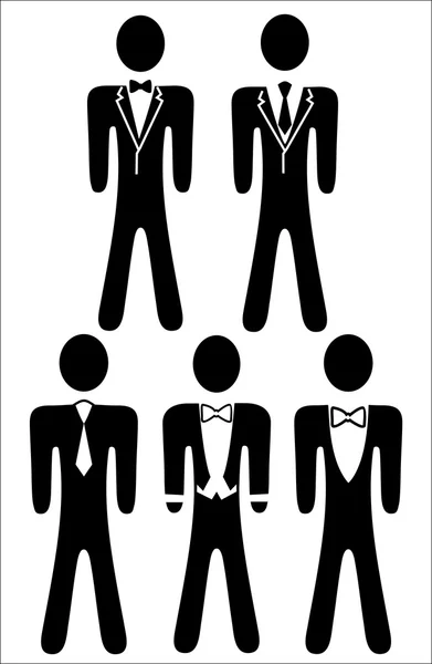 Das Logo zum Thema - Kleiderordnung für den Mann — Stockvektor