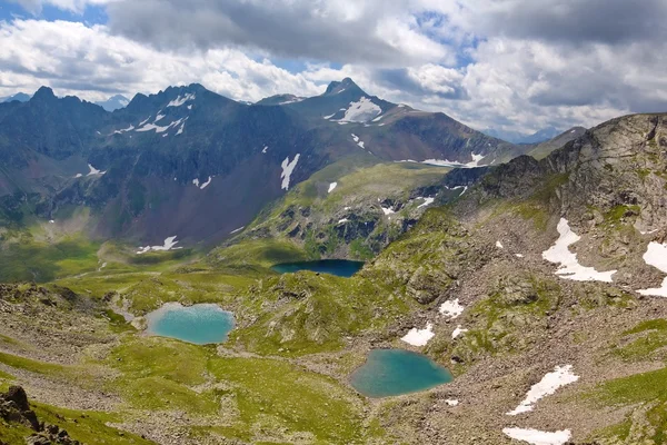 Caucasus mountain valley — Stock Photo, Image