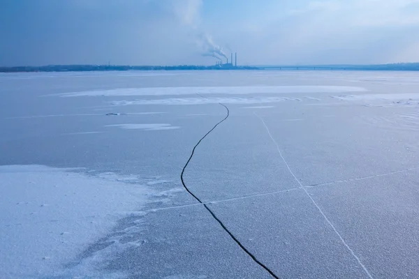 Kırık buz parçası — Stok fotoğraf