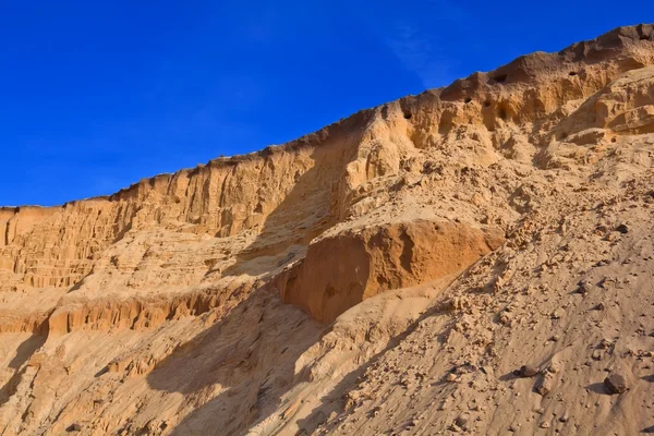 Sandy wall in a desert — Stock Photo, Image