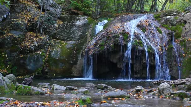 Cascade sur une rivière — Video