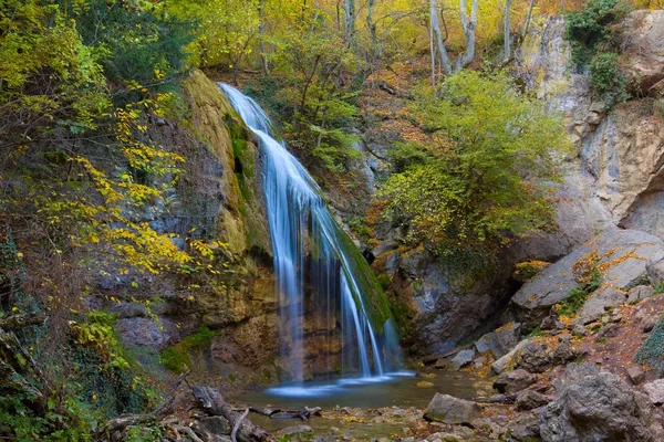 Autumn jur-jur waterfall — Stock Photo, Image