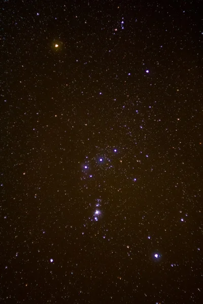 Närbild orion konstellation — Stockfoto