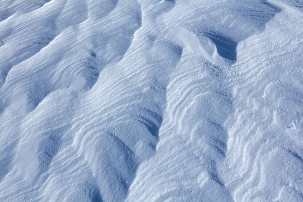 Primo piano neve bianca — Foto Stock