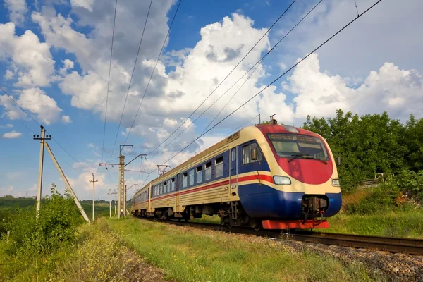 Snelle trein — Stockfoto